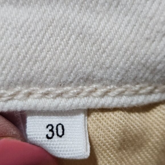 Rag & Bone Women's Ecru Cate Mid Rise Skinny Jeans Size 30 Cotton/Elastane Blend - Picture 16 of 16